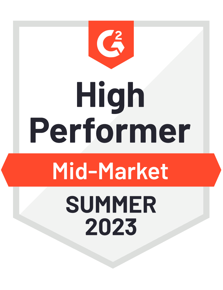 high performer mid market g2