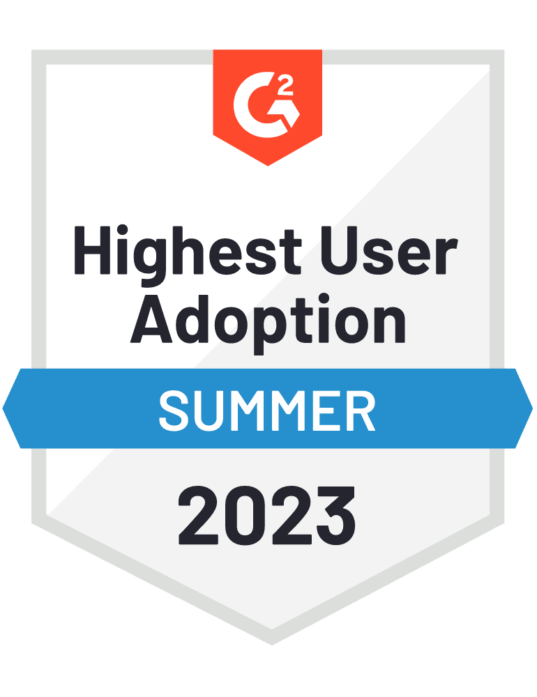 highest user adoption g2